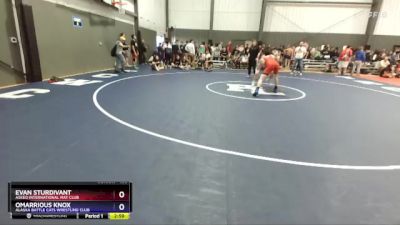 165 lbs Cons. Round 2 - Evan Sturdivant, Askeo International Mat Club vs Omarrious Knox, Alaska Battle Cats Wrestling Club