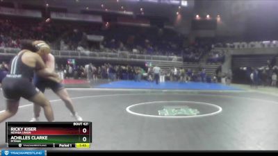 220 lbs Champ. Round 2 - Achilles Clarke, Pitman vs Ricky Kiser, Nevada Union