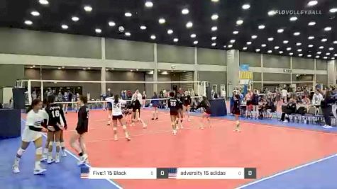 Five:1 15 Black vs adversity 15 adidas - 2022 JVA World Challenge presented by Nike - Expo Only