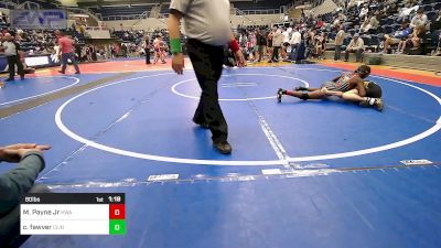 80 lbs Quarterfinal - Manny Payne Jr, HURRICANE WRESTLING ACADEMY vs Catch Fawver, Clinton Youth Wrestling