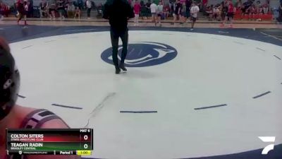 45 lbs Round 1 - Colton Siters, Stars Wrestling Club vs Teagan Radin, Bradley Central