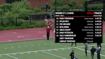 Men's 1500m, Heat 1