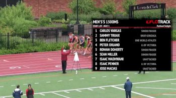 Men's 1500m, Heat 3