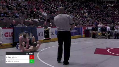 160 lbs First Round - Connor Wetzel, Shikellamy vs Andrew Harmon, Bethlehem Cath