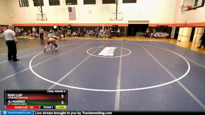 120 lbs Cons. Round 5 - Aj Marino, St. Charles (EAST) vs Kam Luif, Lombard (MONTINI)