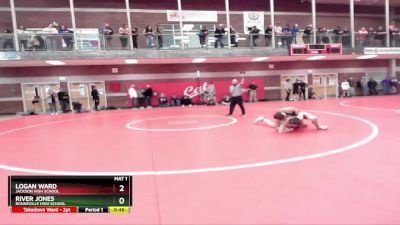 138 lbs Cons. Round 3 - River Jones, Bonneville High School vs Logan Ward, Jackson High School