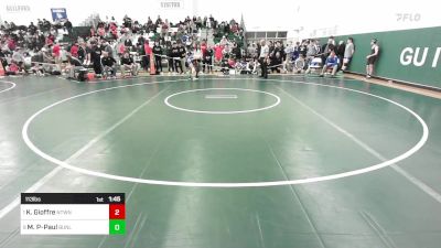 113 lbs Quarterfinal - Kenna Gioffre, Newtown vs Mael Pierre-Paul, Bunnell