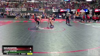 Semifinal - Logan VanDyke, Conrad vs Baylor Burton, Huntley Project (Worden)