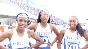 Kentucky women advance 3 to Eugene in 100