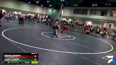 182 lbs Round 3 (16 Team) - Albert Manzini, Maximum Performance vs Trevor Cisneros, Cowboy Forever