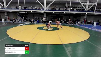 157 lbs Round Of 32 - Derek Fields, North Carolina State-Unattached vs Denton Spencer, Virginia