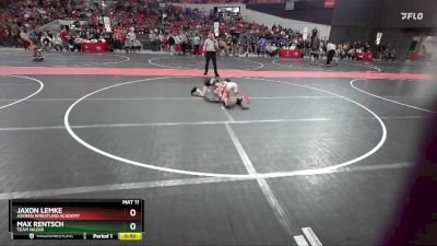 76 lbs Semifinal - Max Rentsch, Team Nazar vs Jaxon Lemke, Askren Wrestling Academy