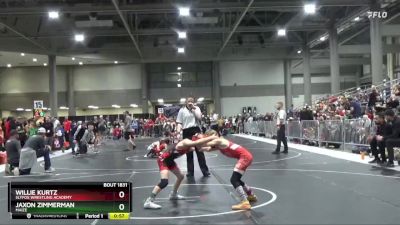 73 lbs Cons. Round 3 - Jaxon Zimmerman, Maize vs Willie Kurtz, SlyFox Wrestling Academy