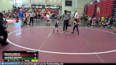 40 lbs Cons. Round 2 - Maverick Galyean, Arab Youth Wrestling vs William Hartley, Piedmont Wrestling Club