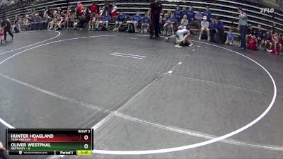 75 lbs Quarterfinals (8 Team) - Hunter Hoagland, Team Oregon vs Oliver Westphal, Kentucky