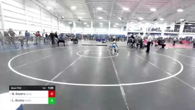 81 lbs Semifinal - Brody Sayers, Doughboys WC vs Lukas Boxley, MarcAurele WC