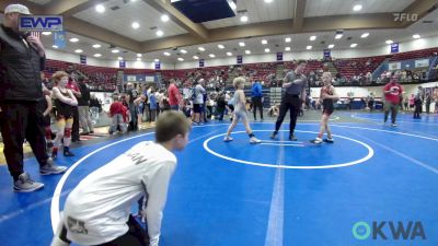 67 lbs 3rd Place - Dax Williams, Weatherford Youth Wrestling vs Barrett Coleman, Deer Creek Wrestling Club