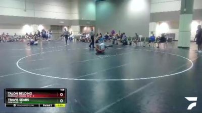 106 lbs Round 4 (6 Team) - Travis Sears, MXW Gold vs Talon Belding, Nebraska Hangin` 10`s