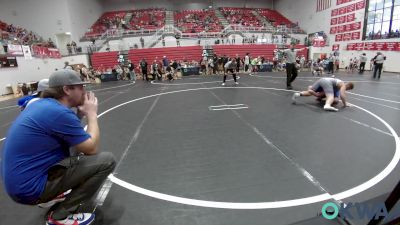 160 lbs Rr Rnd 2 - Daniel Velasco, Noble Takedown Club vs Jet Teel, Choctaw Ironman Youth Wrestling