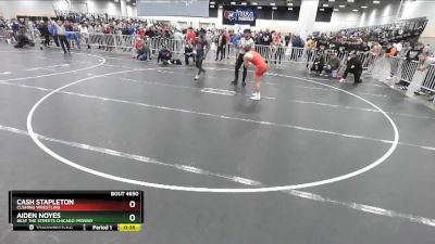 132 lbs Cons. Round 3 - Cash Stapleton, Cushing Wrestling vs Aiden Noyes, Beat The Streets Chicago-Midway