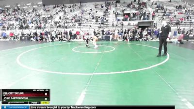 53 lbs Quarterfinal - Felicity Taylor, IA vs Josie Bartishofski, WI