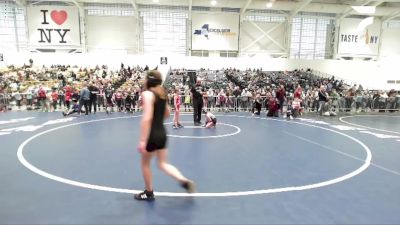 60-65 lbs Cons. Semi - Avery Mancini, BH-BL Youth Wrestling vs Madison Hilton, Phoenix Combat Kids Wrestling