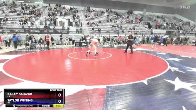 49 lbs Quarterfinal - Kailey Salazar, CA vs Taylor Whiting, WI