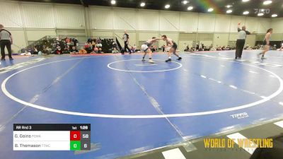 150 lbs Rr Rnd 3 - Griffin Goins, POWA 14U vs Bowdy Thomason, Team Tulsa NDT