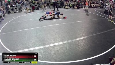 75 lbs Round 4 (6 Team) - Parker Stanisz, Indiana Gold vs Elias Wentz, North Dakota 1