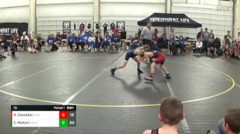 70 lbs Round 2 (4 Team) - Carter McKart, Dundee Hammers vs Hudson Cassiday, Ares