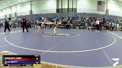 132 lbs Quarterfinal - Margaret Zuber, IL vs Rylin Beatty, MO