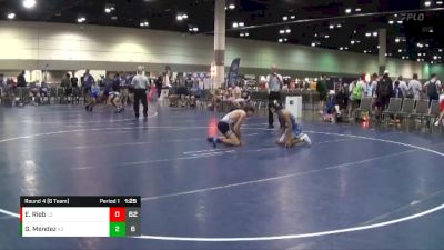 106 lbs Round 4 (6 Team) - Eli Rieb, Iowa Hawks vs Gary Mendez, Youth Impact Center