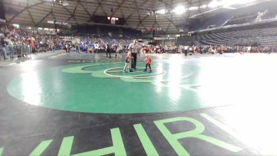 53 lbs Champ. Round 2 - Corbin Hume, Blaine Barracudas Wrestling Club vs Shaun Gonzalez, Ascend Wrestling Academy