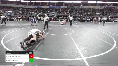 122 lbs Round Of 16 - Andrij Szczesniuk, Kraken vs Karlin Ducote, Southern Slammers