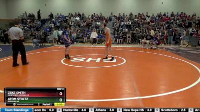 121 lbs Round 1 - Zeke Smith, Mortimer Jordan HS vs Atom Stoltz, Grissom Hs