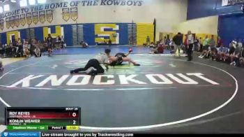 160 lbs Placement (16 Team) - Konlin Weaver, Camden 1 vs Roy Reyes, Southside Mafia
