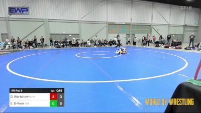 55 lbs Rr Rnd 2 - Delanie Wartchow, Sisters On The Mat Black vs Ezrianna Iniba Delos-Reys, Eastside Assassins