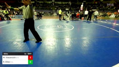 95 lbs Round Of 16 - Mark Vlacancich, Bitetto Trained Wrestling vs Ralph Dileo, Phillipsburg