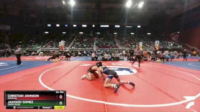 3A-152 lbs Quarterfinal - Christian Johnson, Douglas vs Jaxxson Gomez, Green River