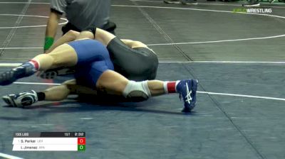 133 lbs Round of 32 - Scott Parker, Lehigh vs Isaac Jimenez, Air Force