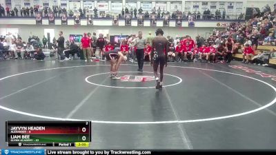 106 lbs Quarters & 1st Wb (16 Team) - Jayvyn Headen, Alexander vs Liam Bee, Glynn Academy