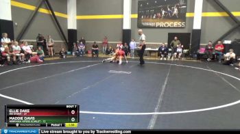 142 lbs Round 3 (6 Team) - Maddie Davis, Nebraska Vipers Scarlet vs Ellie Dake, MN Storm