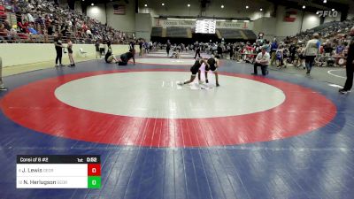 84 lbs Consi Of 8 #2 - Jasiah Lewis, Georgia vs Nathan Herlugson, Georgia