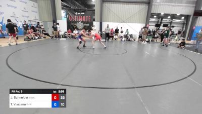 63 kg Rr Rnd 5 - John Schneider, South Side Blue vs Tyler Visciano, Vougar's Honors Wrestling Black