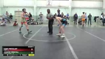 140 lbs Round 5 (8 Team) - Cooper Driscoll, Terps Xtreme vs Cody Pritzlaff, Edge