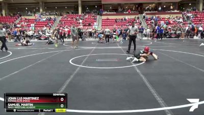 64 lbs Semifinal - John (jj) Martinez, Pomona Elite (PWCC) vs Samuel Martin, Waco Wrestling Academy