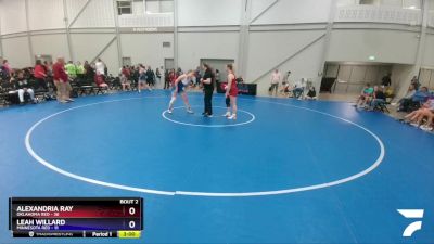 164 lbs Round 1 (8 Team) - Alexandria Ray, Oklahoma Red vs Leah Willard, Minnesota Red