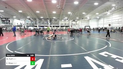 88 lbs Semifinal - Michael Puff, Refinery WC vs Eli Shea, Southside WC