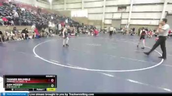 83 lbs Round 2 (4 Team) - Sam Moody, Utah Black vs Tanner Brumble, Warriors Of Christ