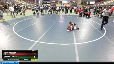 71 lbs Champ. Round 2 - Levi Werner, WI vs Logan Oakes, IA